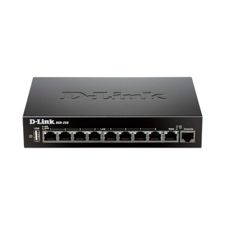 D-Link 8 Port Gigabit Dynamic Web Content Filtering VPN Router — Being Shipped