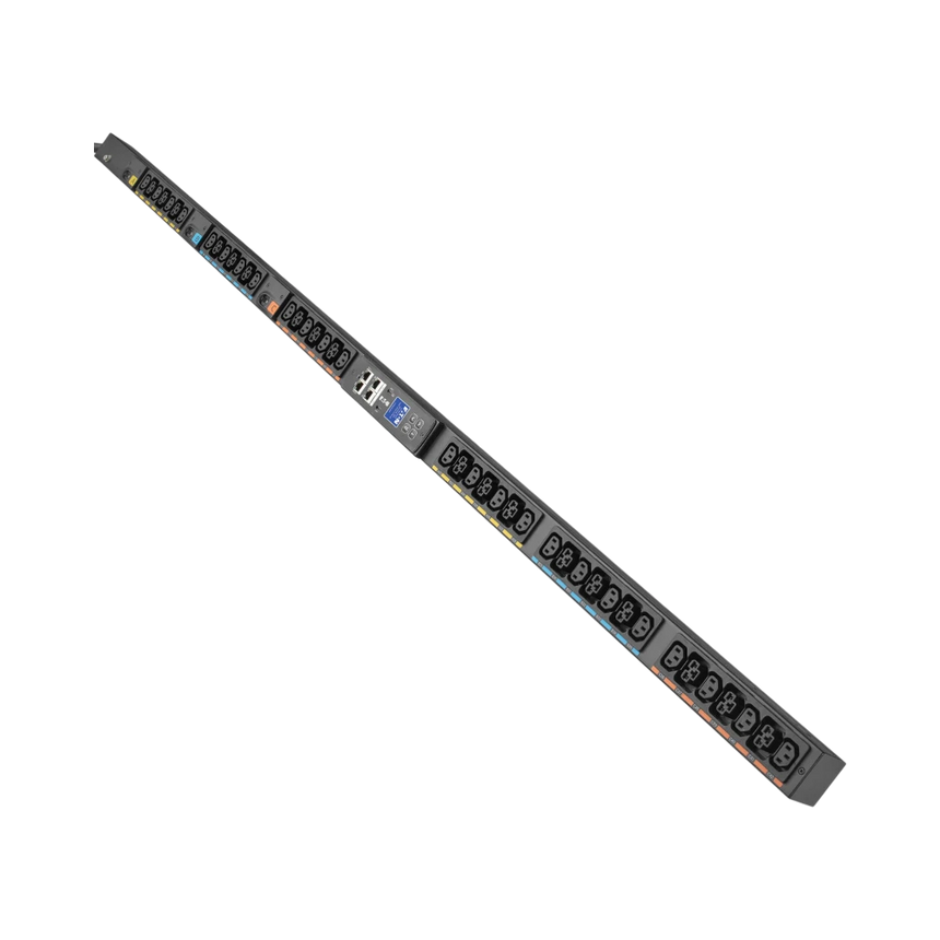 Eaton 3-Phase Metered Input Rack PDU G4, 120/208V, 42 Outlets, 24A, 8.6kW, L21-30 Input, 10 ft. Cord, 0U Vertical — Being Shipped