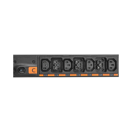 Eaton 3-Phase Metered Input Rack PDU G4, 120/208V, 42 Outlets, 24A, 8.6kW, L21-30 Input, 10 ft. Cord, 0U Vertical — Being Shipped