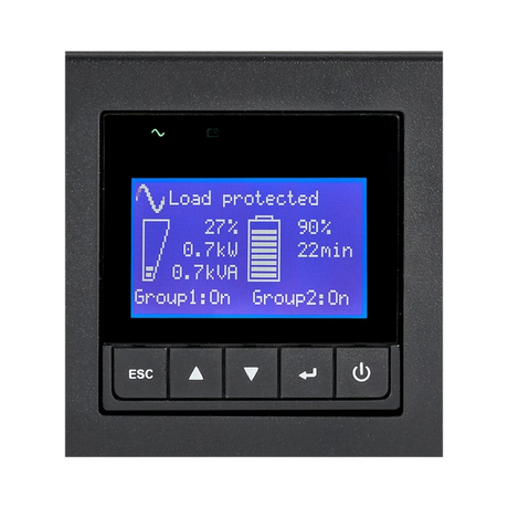 Eaton 9PX lithium ion UPS, 2U, 3000 VA, 2700 W, L6-20P input, 208 V, Outputs: (8) C13, (2) C19 — Being Shipped