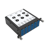 Tripp Lite 40/100Gb Singlemode Fiber Breakout Cassette, 40Gb to 4 x 10Gb, 100Gb to 4 x 25Gb, (x3) 8-Fiber MTP/MPO (APC) to (x12) LC (UPC) Duplex 9/125, N484 Chassis — Being Shipped
