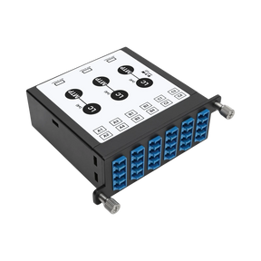 Tripp Lite 40/100Gb Singlemode Fiber Breakout Cassette, 40Gb to 4 x 10Gb, 100Gb to 4 x 25Gb, (x3) 8-Fiber MTP/MPO (APC) to (x12) LC (UPC) Duplex 9/125, N484 Chassis — Being Shipped