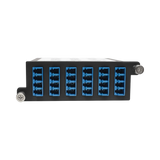 Tripp Lite 40/100Gb Singlemode Fiber Breakout Cassette, 40Gb to 4 x 10Gb, 100Gb to 4 x 25Gb, (x3) 8-Fiber MTP/MPO (APC) to (x12) LC (UPC) Duplex 9/125, N484 Chassis — Being Shipped
