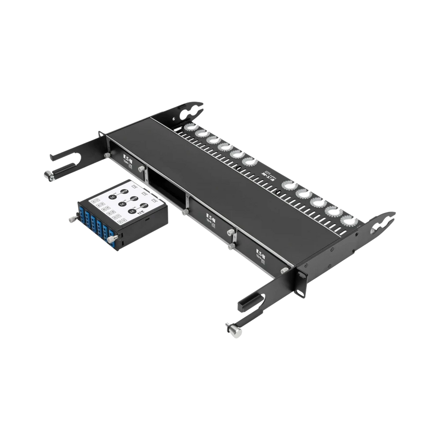 Tripp Lite 40/100Gb Singlemode Fiber Breakout Cassette, 40Gb to 4 x 10Gb, 100Gb to 4 x 25Gb, (x3) 8-Fiber MTP/MPO (APC) to (x12) LC (UPC) Duplex 9/125, N484 Chassis — Being Shipped