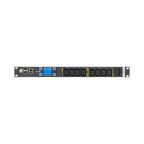 Eaton Metered Input PDU, 1PH, 1U, NEMA L6-20P input, 10ft cord, 1.92kW, 16A, 100-240V, 8 Outlets (8) C13 — Being Shipped
