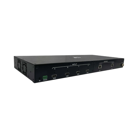 Tripp Lite 4x2 HDMI over Cat6 Matrix Switch Kit, Switch/2x Pigtail Receivers, 4K 60 Hz, HDR, 4:4:4, PoC, 230 ft. (70.1 m), TAA — Being Shipped