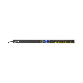 Eaton Managed PDU, 1PH, 1U, NEMA 5-15P input, 10 ft cord, 1.44kW, 12A, 120V, 8 Outlets (8) 5-15R, TAA — Being Shipped