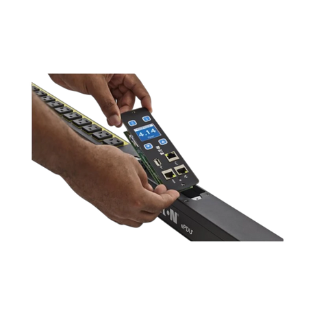 Eaton Managed PDU, 1PH, 1U, NEMA 5-15P input, 10 ft cord, 1.44kW, 12A, 120V, 8 Outlets (8) 5-15R, TAA — Being Shipped