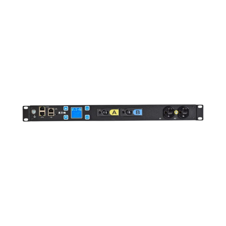 Eaton Metered Input PDU, 1PH, 1U, L5-30P input, 10 ft cord, 2.88kW, 24A, 120V, 12 Outlets (12) 5-20R — Being Shipped