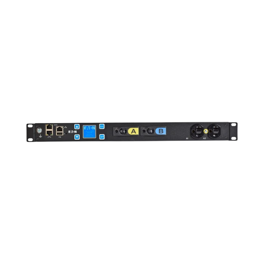 Eaton Metered Input PDU, 1PH, 1U, L5-30P input, 10 ft cord, 2.88kW, 24A, 120V, 12 Outlets (12) 5-20R — Being Shipped
