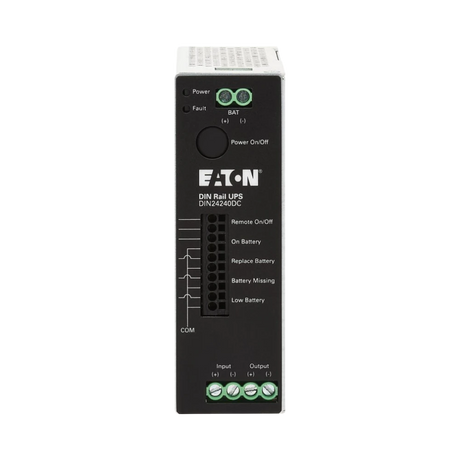 Eaton 240W 24V DC DIN Rail Industrial UPS, Hardwire Input/Output — Being Shipped
