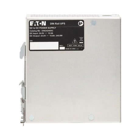 Eaton 240W 24V DC DIN Rail Industrial UPS, Hardwire Input/Output — Being Shipped