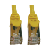 Tripp Lite Cat6a 10G Snagless Shielded Slim STP Ethernet Cable (RJ45 M/M), PoE, Yellow, 6 ft. (1.8 m) — Being Shipped