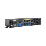 Eaton Metered Input PDU, 1PH, 2U, L5-30P input, 10 ft cord, 2.88kW, 24A, 100-127V, 16 Outlets (16) 5-20R — Being Shipped