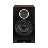 ELAC Debut Reference Two-Way Bookshelf Speaker (Black Baffle, Walnut Cabinet, Pair) — Being Shipped