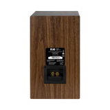 ELAC Debut Reference Two-Way Bookshelf Speaker (Black Baffle, Walnut Cabinet, Pair) — Being Shipped