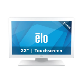 Elo Touch 2203LM 22" 16:9 75Hz FHD LCD Medical Touchscreen Monitor (White, With Stand) — Being Shipped