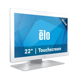 Elo Touch 2203LM 22" 16:9 75Hz FHD LCD Medical Touchscreen Monitor (White, With Stand) — Being Shipped