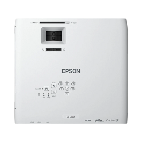 Epson PowerLite L250F 4500-Lumen Pixel-Shift Full HD Laser Network 3LCD Digital Signage Projector (White) — Being Shipped