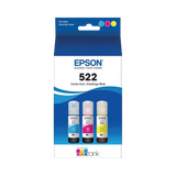 Epson T522 Cyan/Magenta/Yellow Standard Yield Ink Bottle — Being Shipped