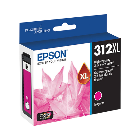 Epson T312XL Magenta Claria Photo HD Ink Cartridge with Sensormatic — Being Shipped
