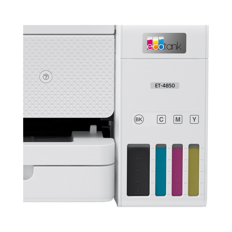 Epson EcoTank ET-4850 All-in-One Cartridge-Free Supertank Printer (White) — Being Shipped