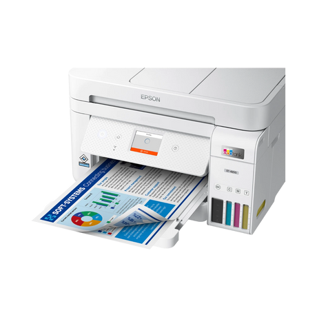 Epson EcoTank ET-4850 All-in-One Cartridge-Free Supertank Printer (White) — Being Shipped