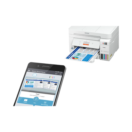 Epson EcoTank ET-4850 All-in-One Cartridge-Free Supertank Printer (White) — Being Shipped