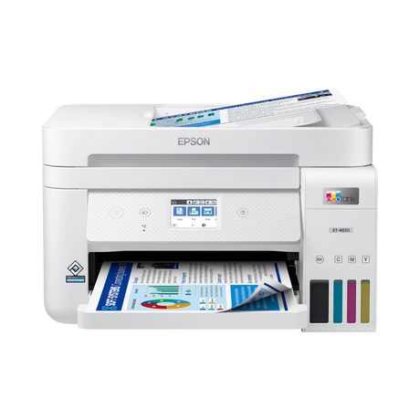 Epson EcoTank ET-4850 All-in-One Cartridge-Free Supertank Printer (White) — Being Shipped