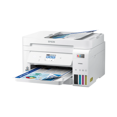 Epson EcoTank ET-4850 All-in-One Cartridge-Free Supertank Printer (White) — Being Shipped