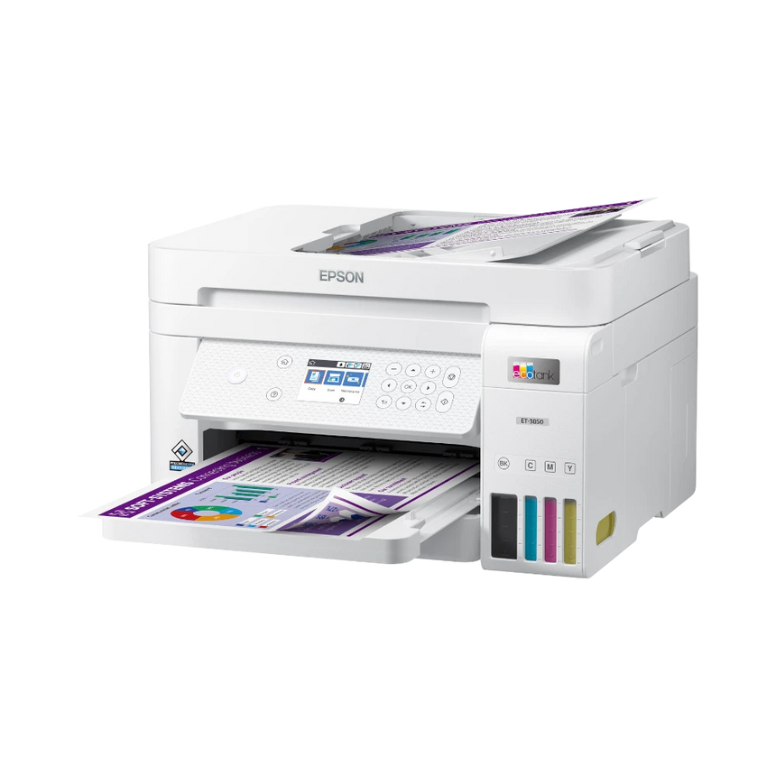 Epson EcoTank ET-3850 Wireless Color All-in-One Cartridge-Free Supertank Printer — Being Shipped