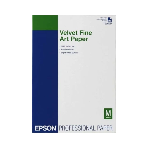 Epson Velvet Fine Art Paper (13 x 19", 20 Sheets) — Being Shipped