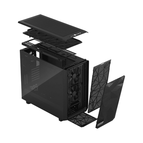 Fractal Design Meshify 2 Mid-Tower Case (Black with Light Tempered Glass) — Being Shipped