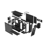 Fractal Design Meshify 2 Mid-Tower Case (Black with Light Tempered Glass) — Being Shipped