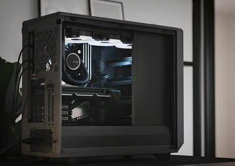 Fractal Design Meshify 2 Mid-Tower Case (Black with Light Tempered Glass) — Being Shipped