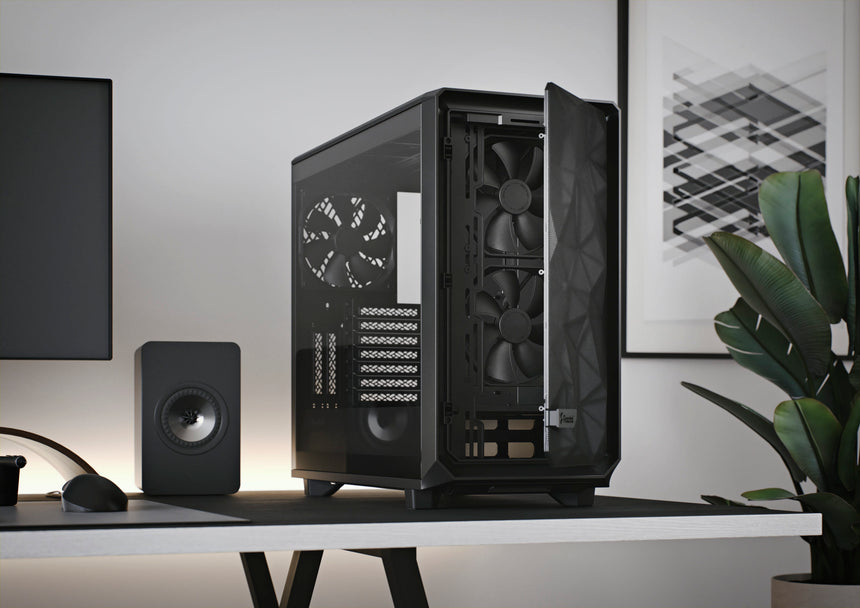 Fractal Design Meshify 2 Mid-Tower Case (Black with Light Tempered Glass) — Being Shipped