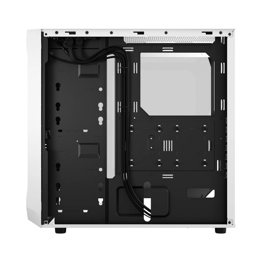 Fractal Design Focus 2 RGB Mid-Tower Case (White, Tempered Glass Window) — Being Shipped
