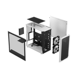 Fractal Design Focus 2 RGB Mid-Tower Case (White, Tempered Glass Window) — Being Shipped