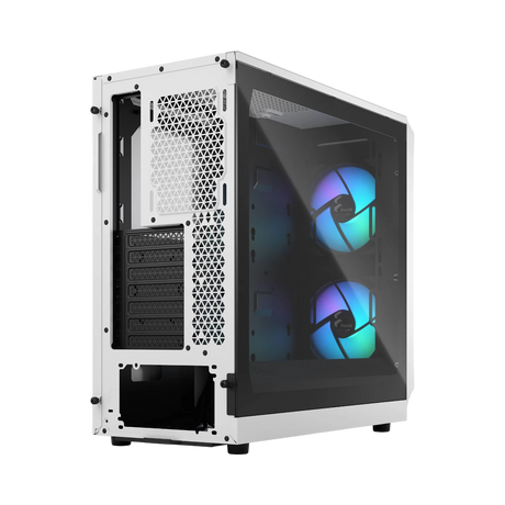 Fractal Design Focus 2 RGB Mid-Tower Case (White, Tempered Glass Window) — Being Shipped