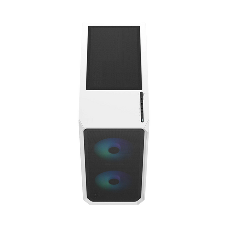 Fractal Design Focus 2 RGB Mid-Tower Case (White, Tempered Glass Window) — Being Shipped