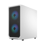 Fractal Design Focus 2 RGB Mid-Tower Case (White, Tempered Glass Window) — Being Shipped