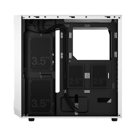 Fractal Design Focus 2 RGB Mid-Tower Case (White, Tempered Glass Window) — Being Shipped
