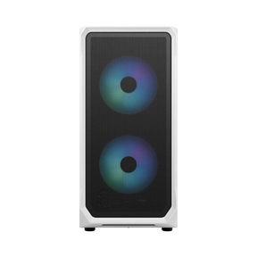 Fractal Design Focus 2 RGB Mid-Tower Case (White, Tempered Glass Window) — Being Shipped