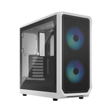 Fractal Design Focus 2 RGB Mid-Tower Case (White, Tempered Glass Window) — Being Shipped