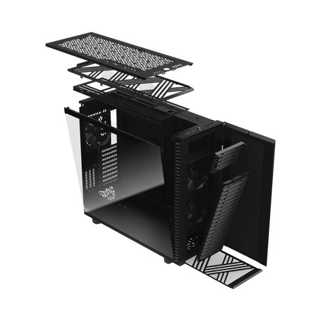 Fractal Design Define 7 XL Full-Tower Case (Black, Dark-Tint Tempered Glass) — Being Shipped