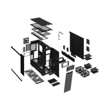 Fractal Design Define 7 XL Full-Tower Case (Black, Dark-Tint Tempered Glass) — Being Shipped