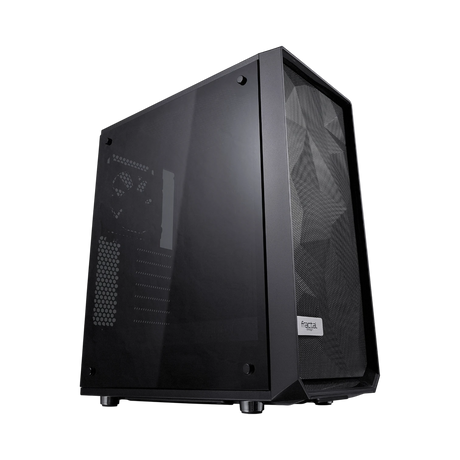 Fractal Design Meshify C Mid-Tower Case (Dark Tempered Glass, Black) — Being Shipped