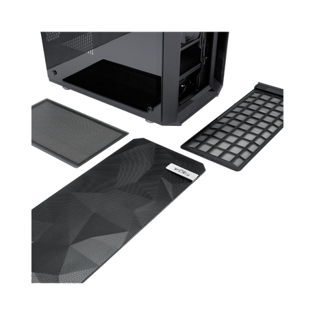 Fractal Design Meshify C Mid-Tower Case (Dark Tempered Glass, Black) — Being Shipped
