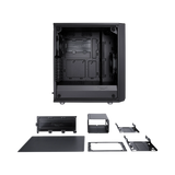Fractal Design Meshify C Mid-Tower Case (Dark Tempered Glass, Black) — Being Shipped