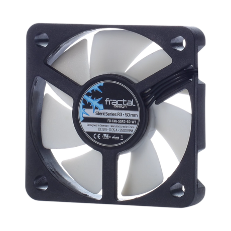 Fractal Design Silent Series R3 50mm Cooling Fan (White) — Being Shipped